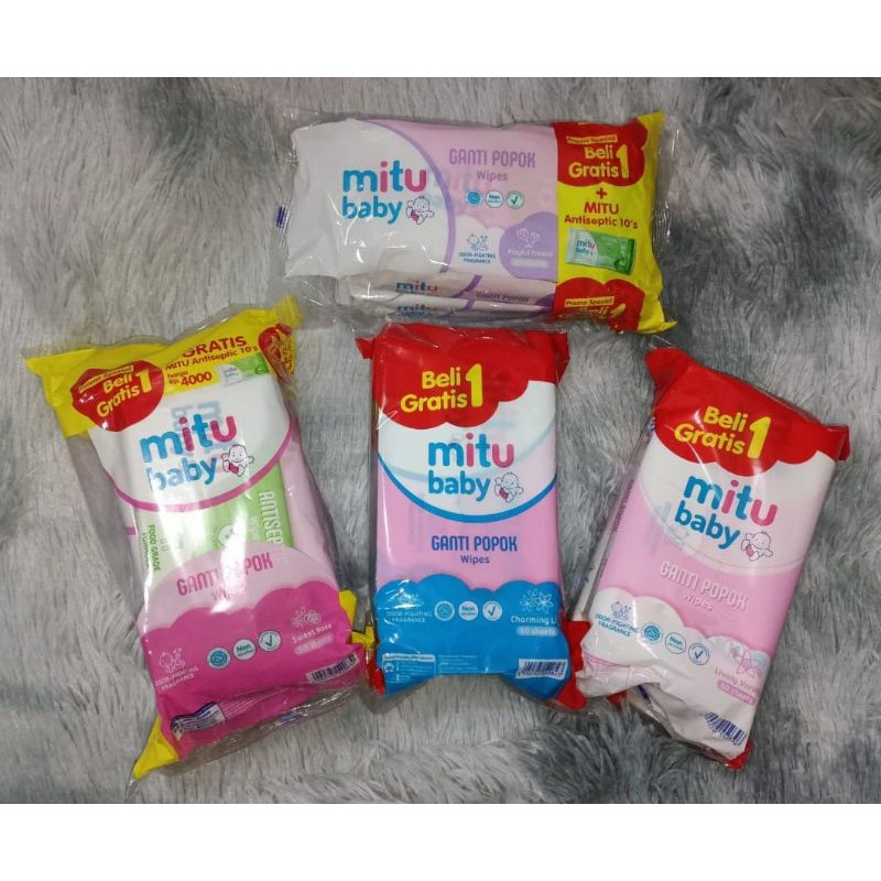 TISU BASAH MITU 50'S BELI 1 GRATIS 1