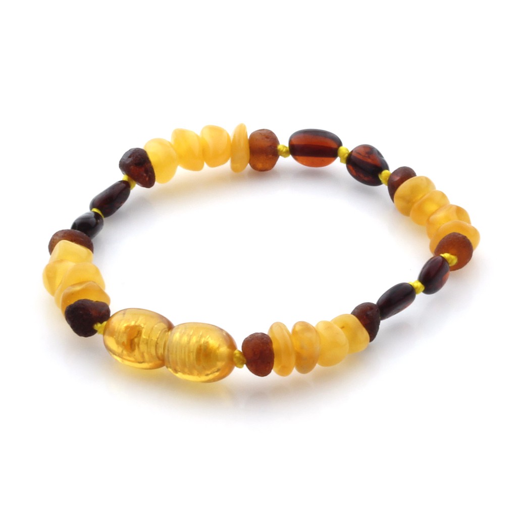 Gelang CE94 Baltic Amber Tumbuh Gigi Bayi
