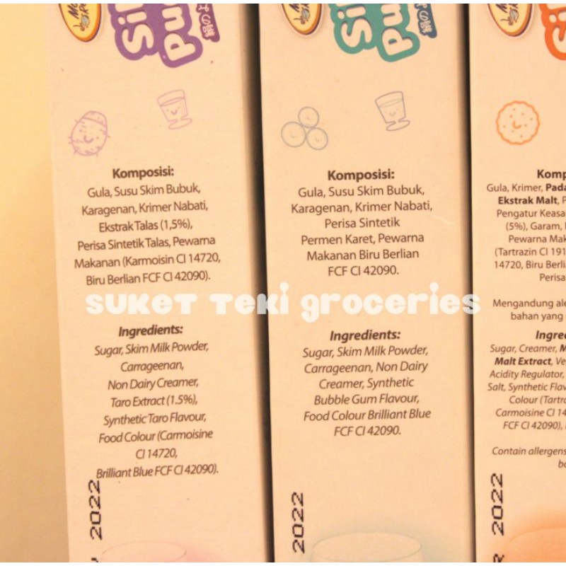 Silky Pudding Forisa 110 gr Avocado Taro Bubble Gum Biskuit Peach Chocolate