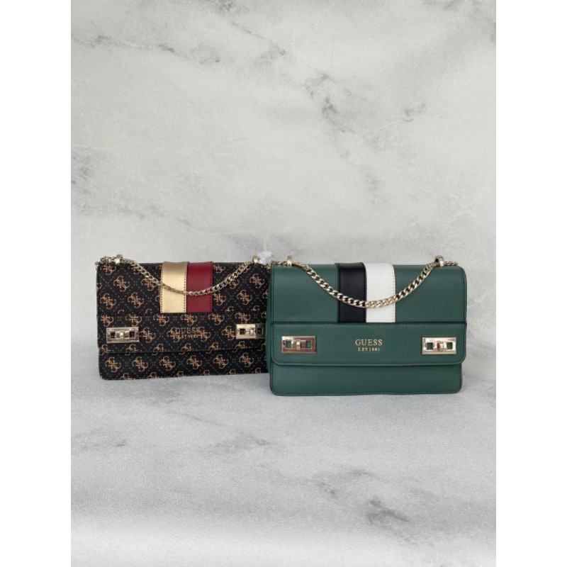 12.12 SALE | GUESSS Katey Convertible Flap Crossbody Bag