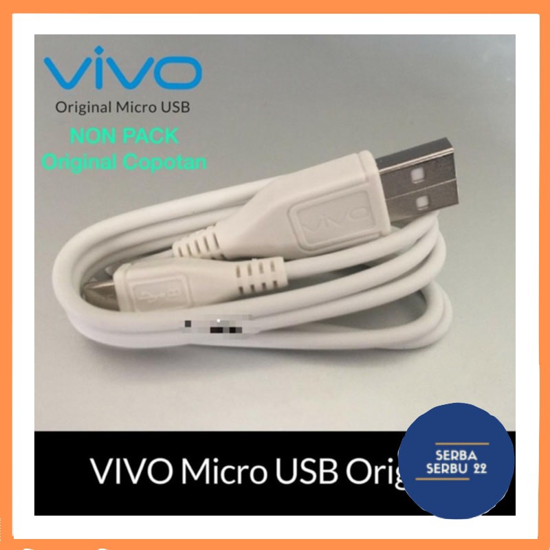 Kabel Data Vivo Original 2A Panjang 1Meter [GARANSI]