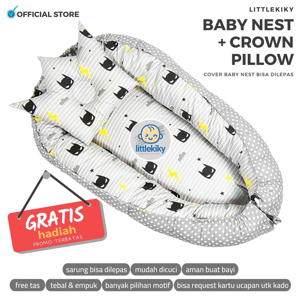 Baby Nest ( cover bisa dilepas ) Anti Kotor dan Debu