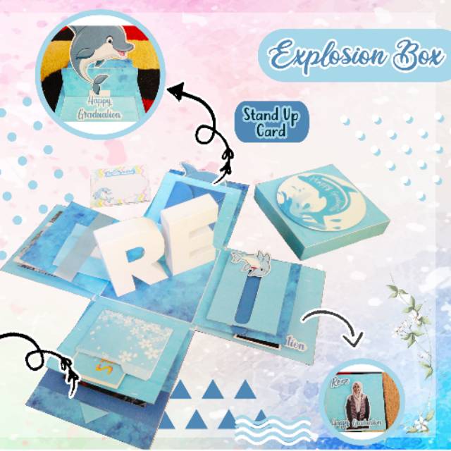 

Exploading Box | Explosion Box 2 Layers (PREORDER) | KADO ULANG TAHUN
