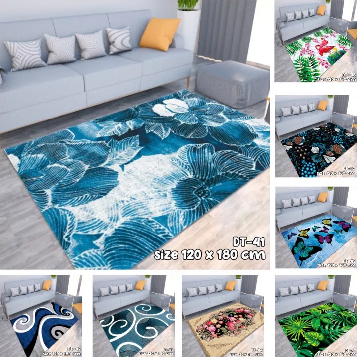 PROMO KARPET Rumah Klasik Design Permadani Murah &amp; Berkualitas karpet Anti Slip  Ukuran 160 CM X 210 CM -COD