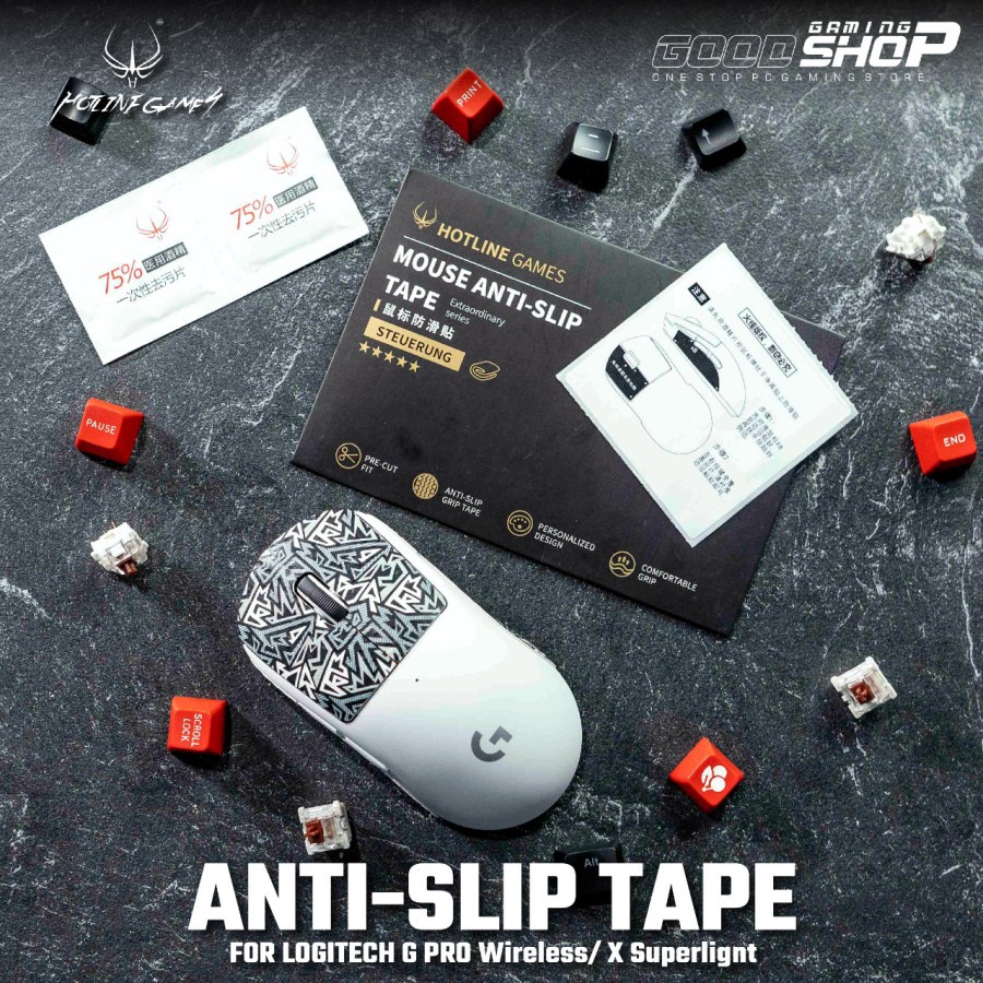 HotlineGames Anti Slip Steuerung G PRO Wireless &amp; G PRO X Superlight