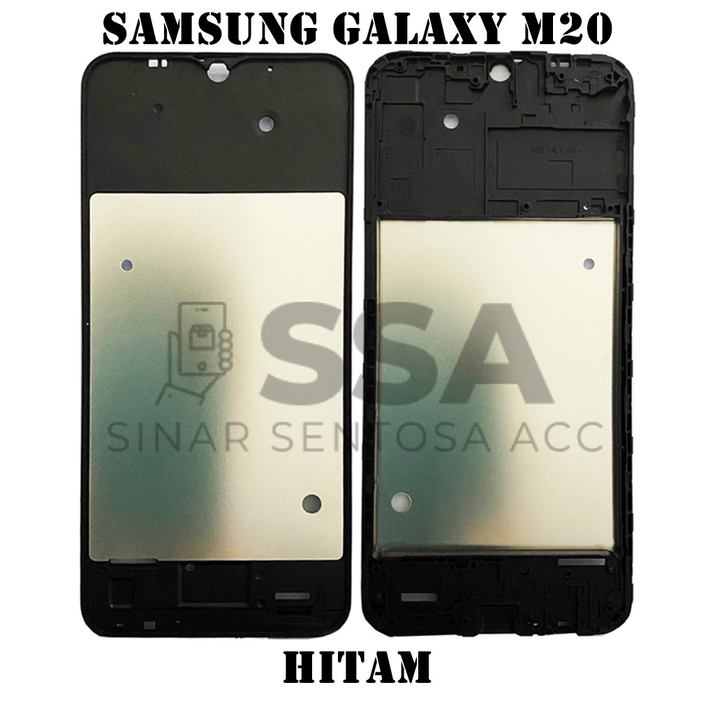 Tulang Tengah Middle Frame LCD Samsung Galaxy M20 Original 100% Tulang Casing Bezel Bezzel Bazel Handphone HP Ori Original Awet Murah M 20