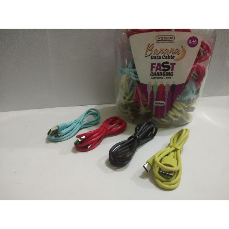 KABEL DATA VEGER BANANA TYPE-C