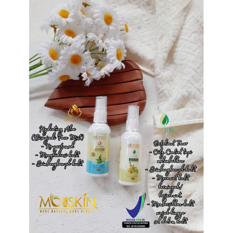 Penyegar Wajah / Toner Moraskin / Rose Toner /  Toner Tea Tree Oil / Toner Hydra / Face Tonic
