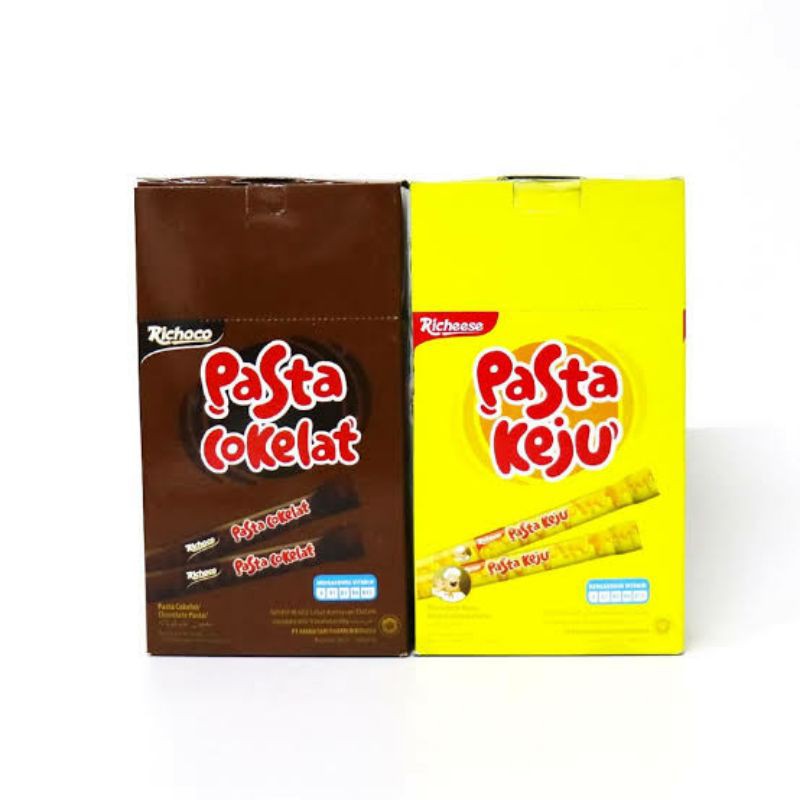 

Nabati Richeese Pasta Keju - Richoco Pasta Coklat [1 Box 30 pcs]