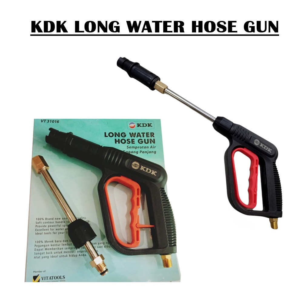 Termurah - Semprotan Air Gagang panjang - Water Hose Gun KDK jet cleaner steam - Semprotan air cuci motor/mobil gagang panjang - Water hose gun