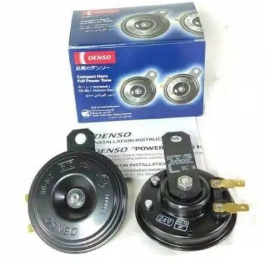 Klakson Denso (DISC) 1 Set WaterProof 12 Volt Original 100% Buat Motor &amp; Mobil