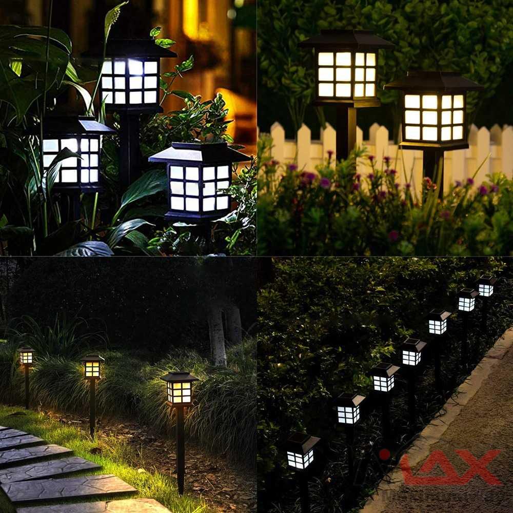 Lampu Tancap Lampu Taman Retro Jadul Antik Tenaga surya Anti Air Solar panel Tenaga Surya Lampu Taman Tancap Garden Lamp Led Solar Cell Otomatis Outdoor Light Outdoor Solar Power Lantern Backyard Garden Decoration Lighting for Pathway Backyard Floor Lawn