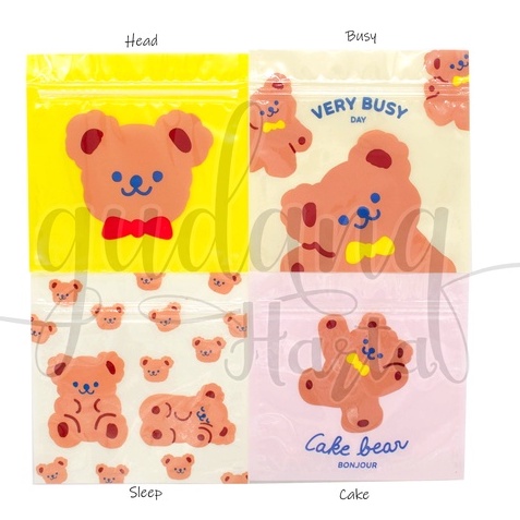 Plastik Clip Bear Cookies Wrap Bear Unik GH 509601