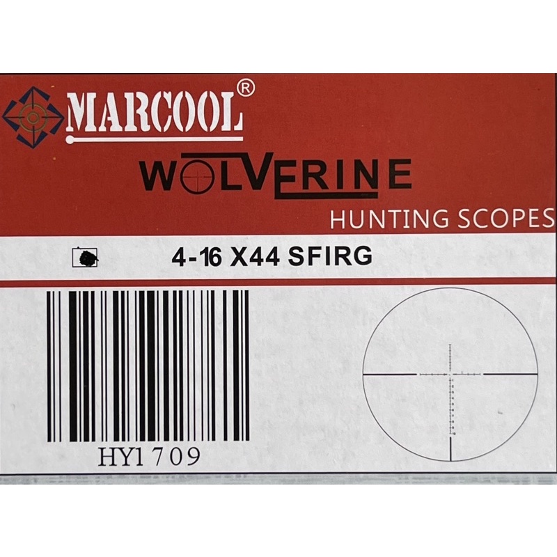 TELESKOP MARCOOL WOLVERINE 4-16x44 SfirG titik dot nyala