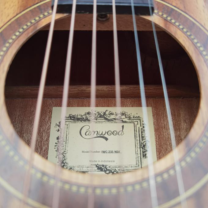 Gitar Akustik Elektrik Camwood Iwc-235Nsk Original - Paket A