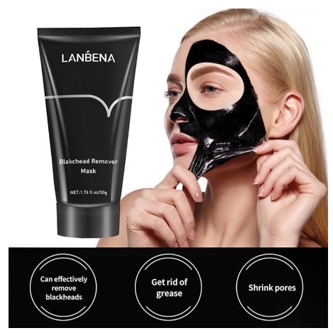 MASKER PENCABUT KOMEDO SALICYLIC ACID BLACKHEAD ZOO SON/BLACKHEAD MASK LANBENA /MASKER HEMPAS KOMEDO