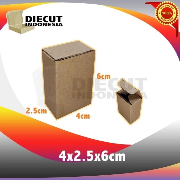 

kardus box kotak karton diecut uk 4x2.5x6