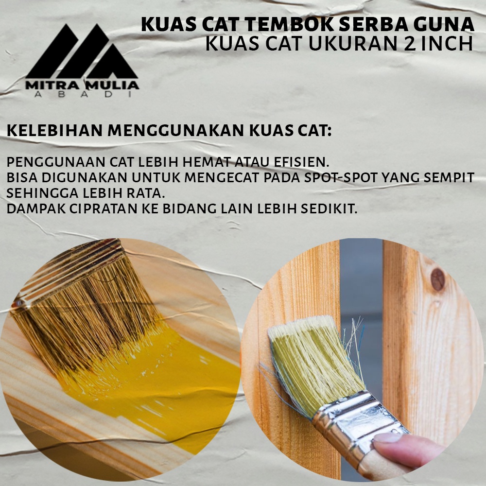 Kuas / Koas Cat Tembok Ukuran 2&quot; 2inch