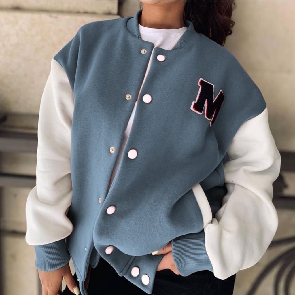 Sweater Wanita Grosir Terkeren Berkualitas - M Jaket Basebal