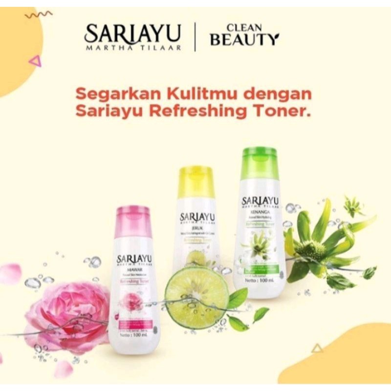 Sariayu Refreshing Toner 150ml (100% Original)