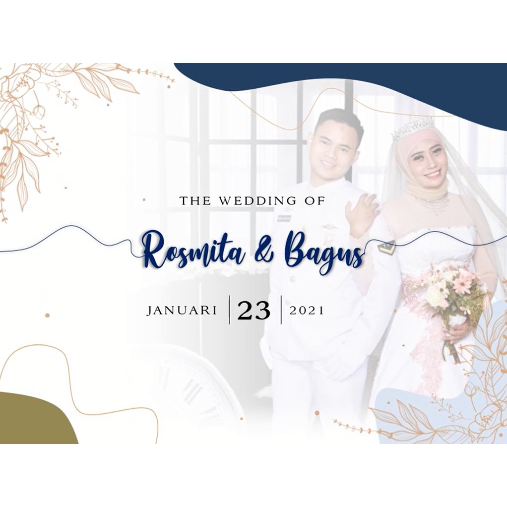 Undangan Digital / Undangan Digital Pernikahan / undangan video /undangan digital video RF102