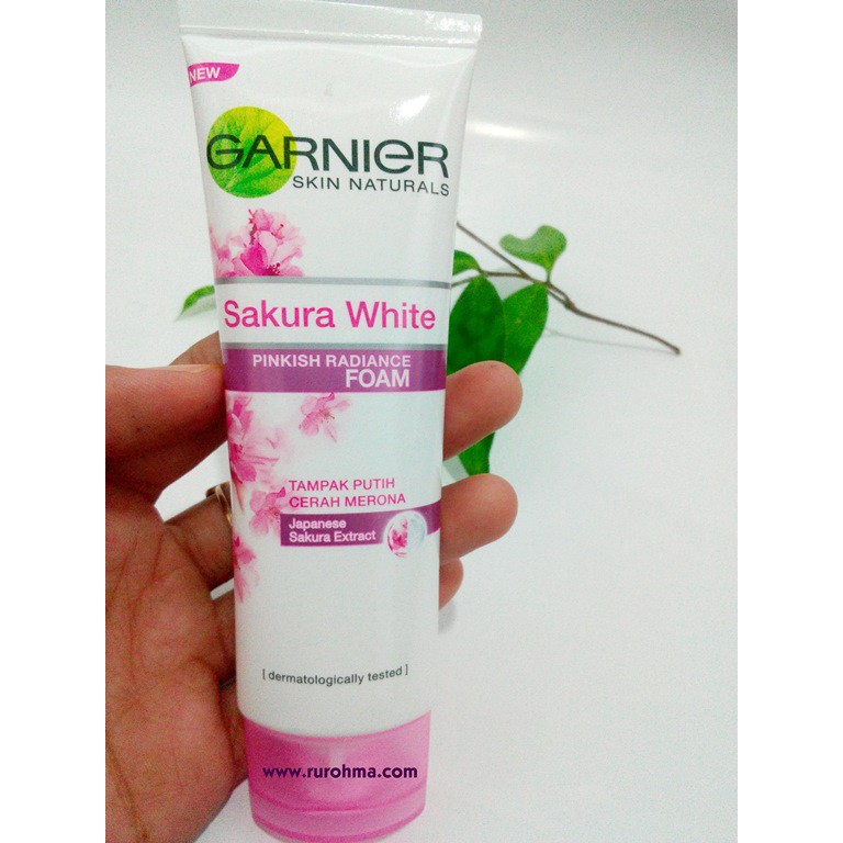 Garnier Sakura White Glow Foam Facial Foam Garnier Shopee Indonesia