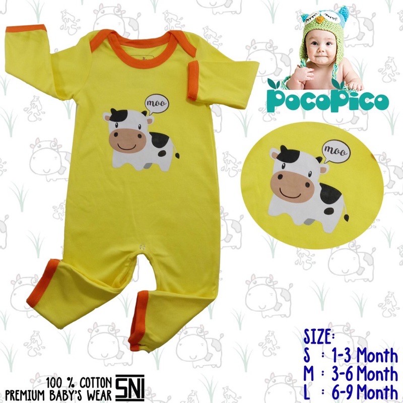 BAJU BAYI ROMPER JUMPER JUMPSUIT POCO PICO