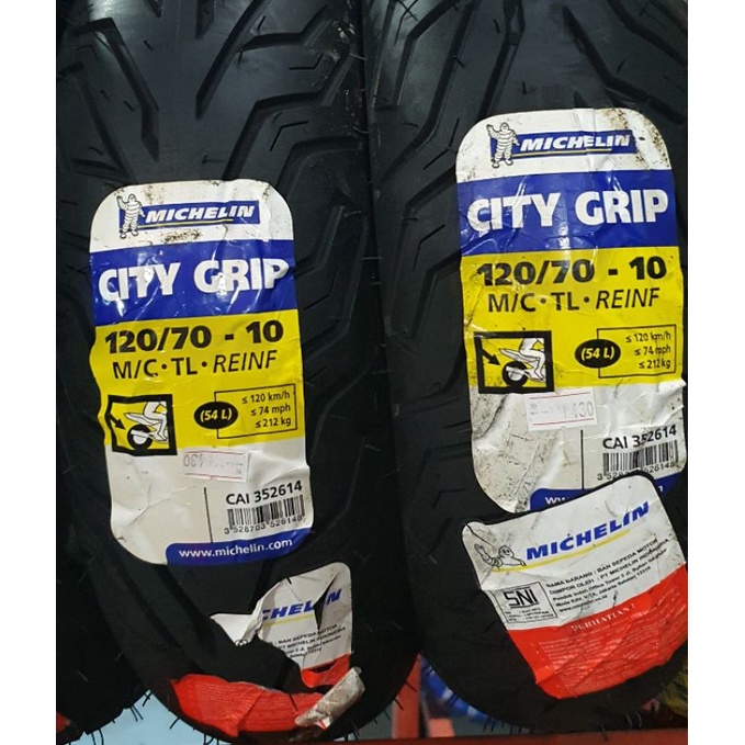 Ban MICHELIN city grip 120 70-10 Vespa Matic Ring 10
