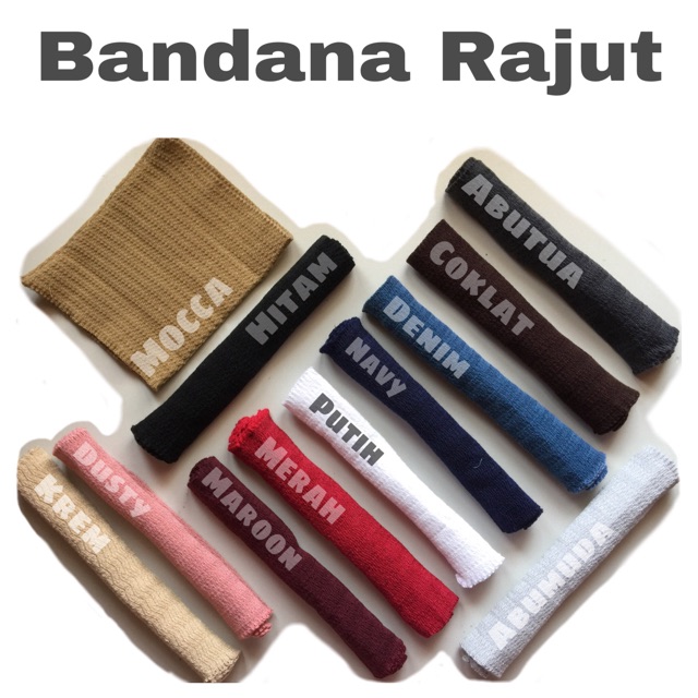 Bandana Rajut