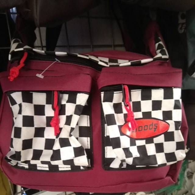 Tas selempang catur/ tas selempang sekolah/ tas selempang /tas selempang besar