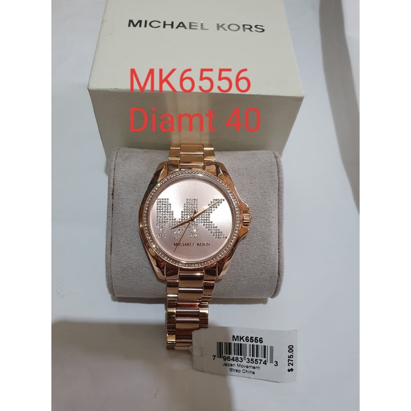 jam michael kors original stainless steel mk6556 rosegold