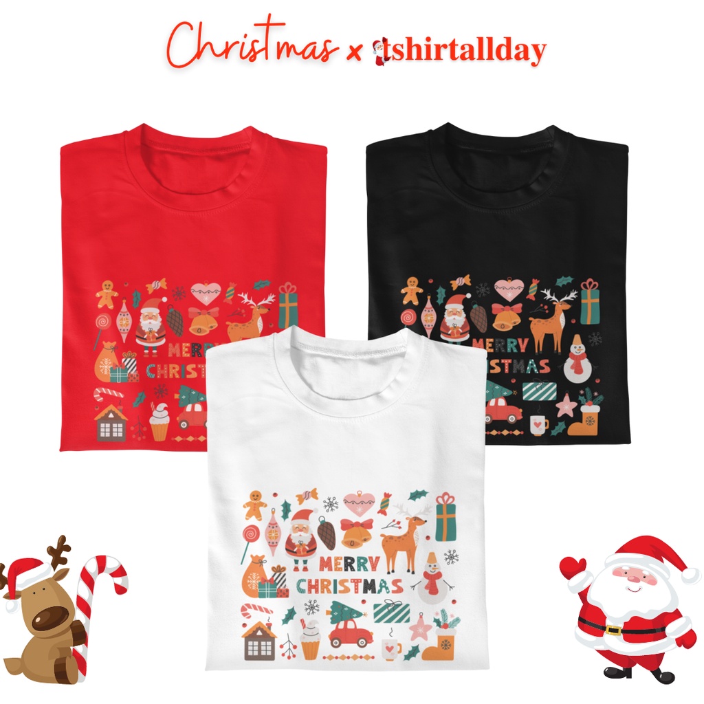 [tshirtallday] KAOS NATAL CHRISTMAS KADO HADIAH BAJU NATAL