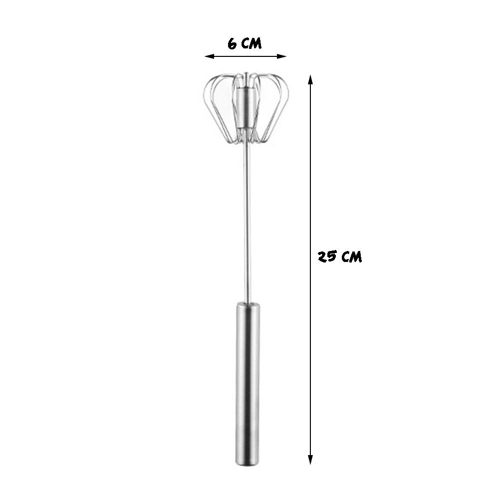 Premium Pengocok Telur / Better Beater/Pengocok telur manual stainless/ Semi otomatis pengocok telur