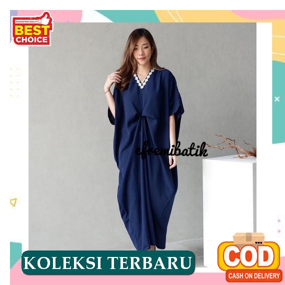 Kaftan Gamis Wanita Kelelawar Terbaru 2021 Elegan Kalong Modern Muslim Model Sekarang Lebaran Elin K