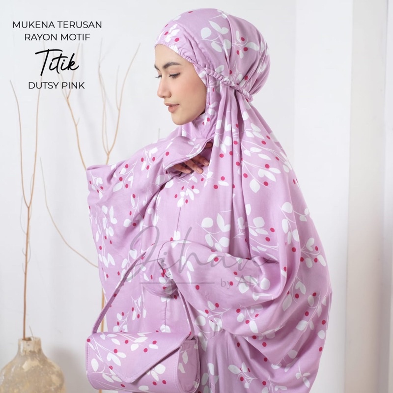 Mukena Terusan Rayon Bali Dewasa Rayon Motif Mukena Geblus Mukena Pocong