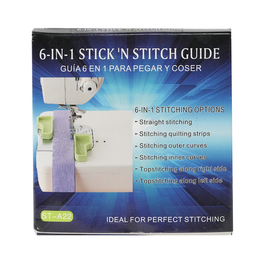 6 in 1 Stick N Stitch Guide - Pengepas/Penanda Jahitan Modal Tempelan