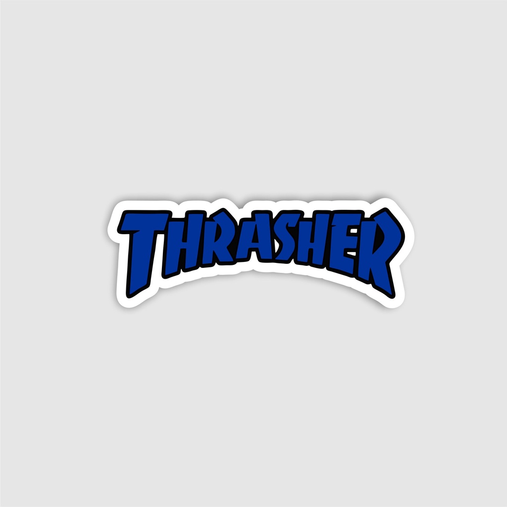 

Stiker Sticker Brand Distro Graftac Vinyl Thrasher Blue Skate surf Band Grafiti pop art Case Phone Tumblr Laptop Casing Striping Aesthetic Band Journal Hype Dinding Waterproof Clothing