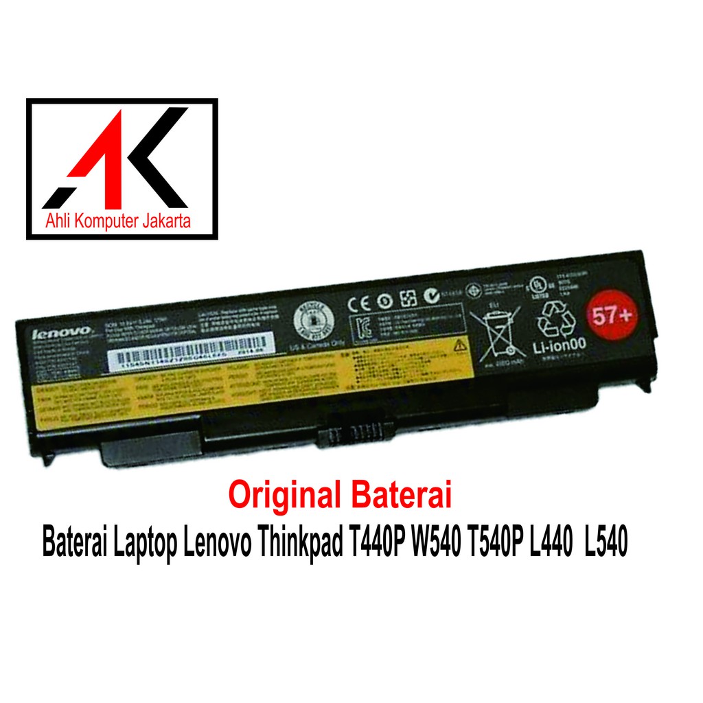 Baterai Lenovo Thinkpad T440P W540 T540P L440 L540 Original