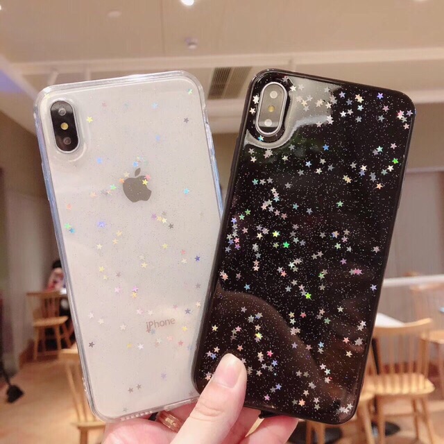 Star Glitter + Popsocket iPhone Oppo Vivo Xiaomi Samsung Real me 3 5 pro F5 F7 F9 F11 V15 V17 Y17 S9