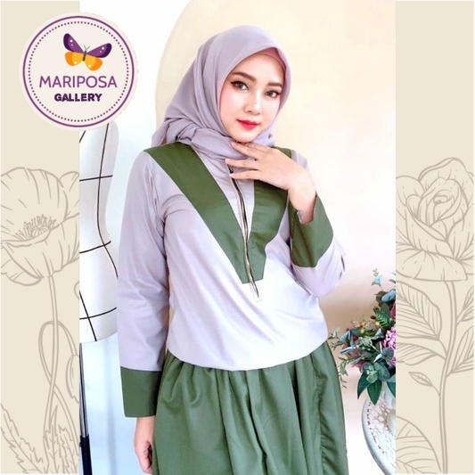 DEURA Busana Muslim Terbaru / Dress Deura / Gamis Deura Original / Setelan Gamis Deura 249 Original