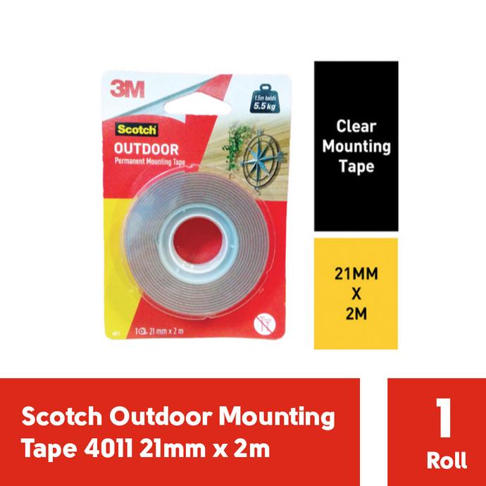 

HOT PROMO 3M Scotch Outdoor Mounting Tape 4011 21mm x 2m