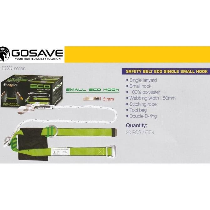 Safety Belt Gosave Pro Sabuk Pengaman Body Harness Single Big Hook