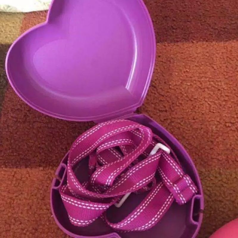 Tupperware love keeper ungu