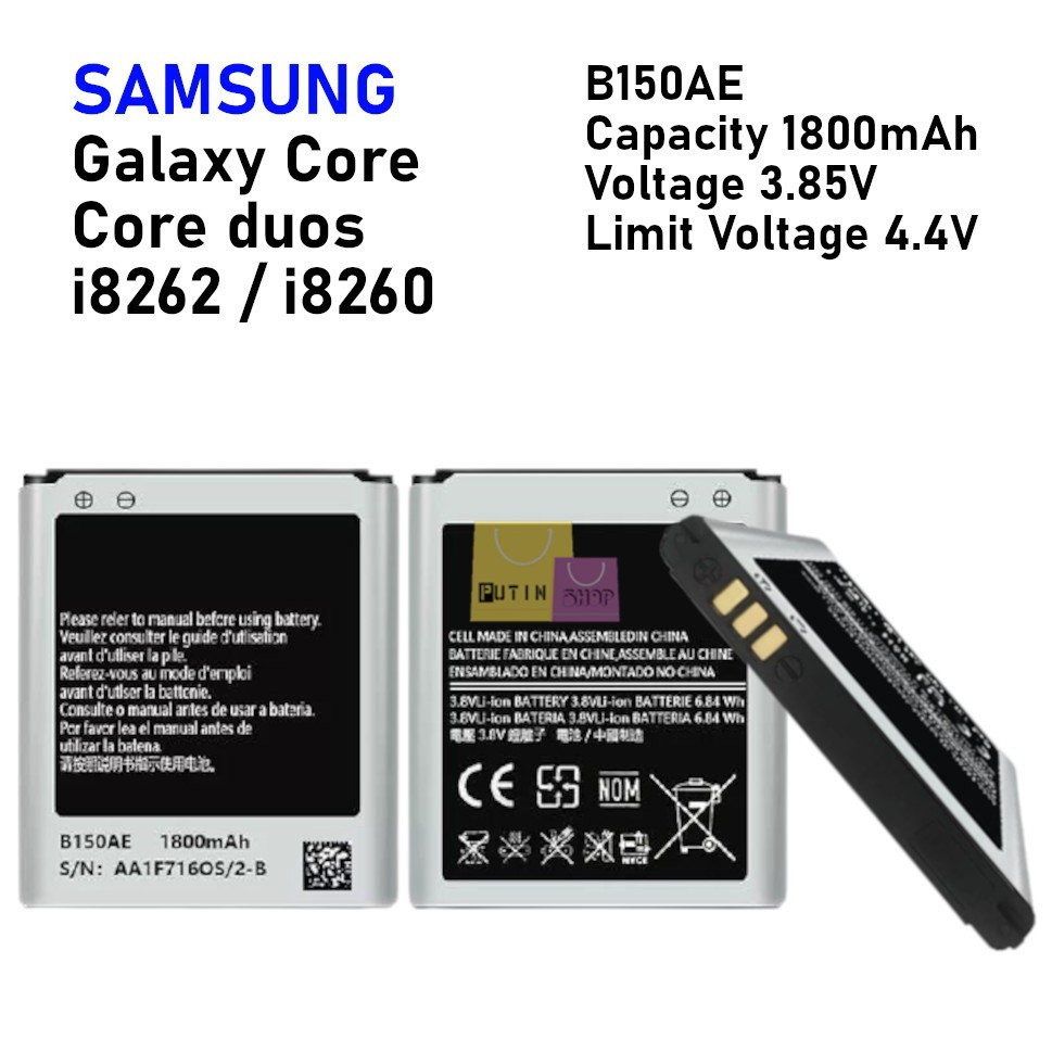 (P) Baterai batre battery Original Samsung Galaxy Core / i8262 / i8260 / B150AC