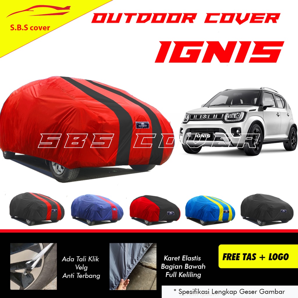 Cover Mobil Ignis Sarung Mobil Ignis/Brio/jazz lama/katana/wagon r/karimun estilo/datsun go 2 baris