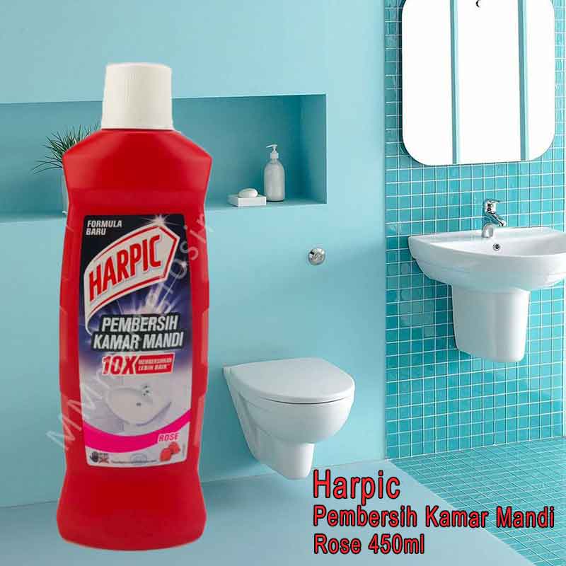 Harpic / Pembersih Kamar Mandi / Rose / 450ml