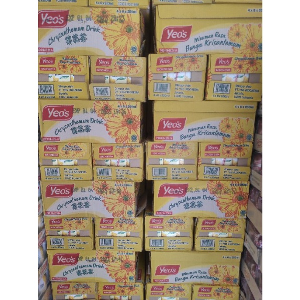 Minuman yeos chrysanthemum kotak isi 24