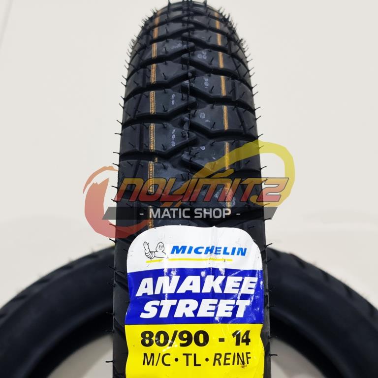 Ban Motor Tubeless Michelin Anakee Street 80/90 - 14