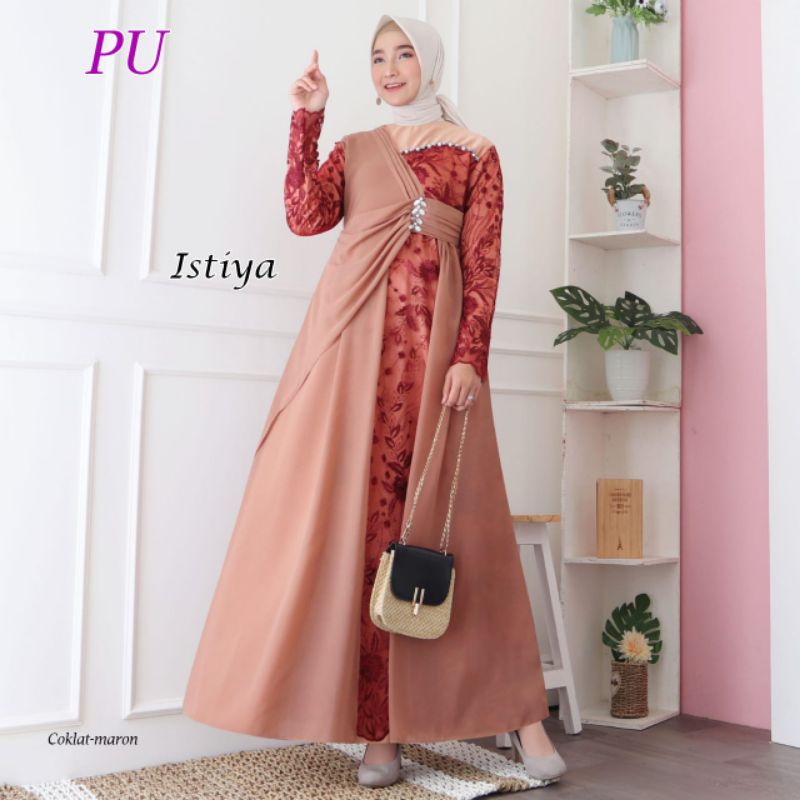 ISTIYA Gamis Muslimah gaun wisuda online walimatul bridemaids kondangan pesta muslimah