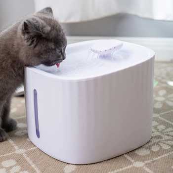 Tempat Minum Kucing Anjing Air Mancur 3 Liter 2,4 L Water Dispenser Tempat Minum Anjing Kucing